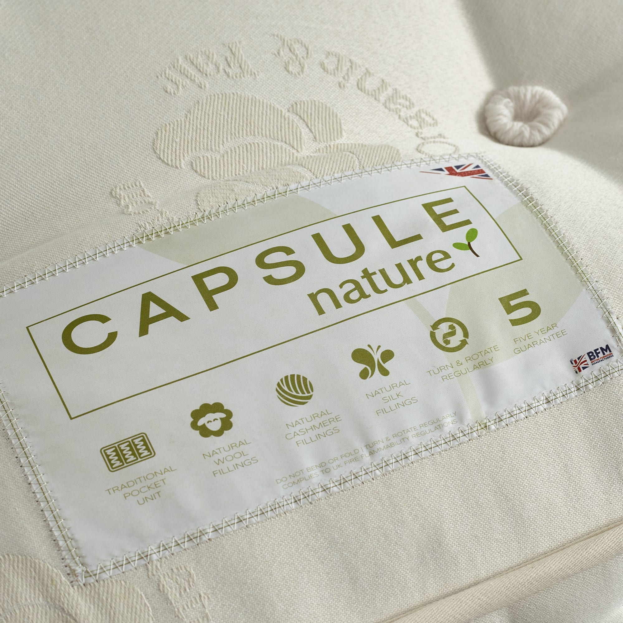 Capsule Nature Pocket Sprung 135cm Double Mattress