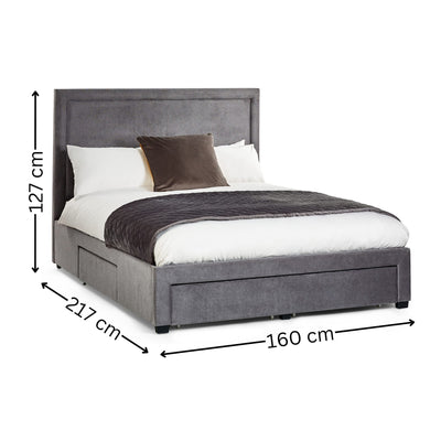 Mayfair 150cm King 4 Drawer Storage Bed