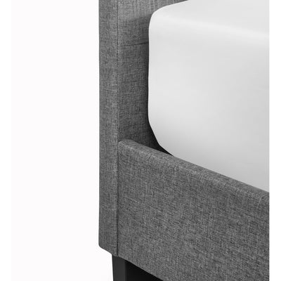 Merida 150cm King Bed - Grey