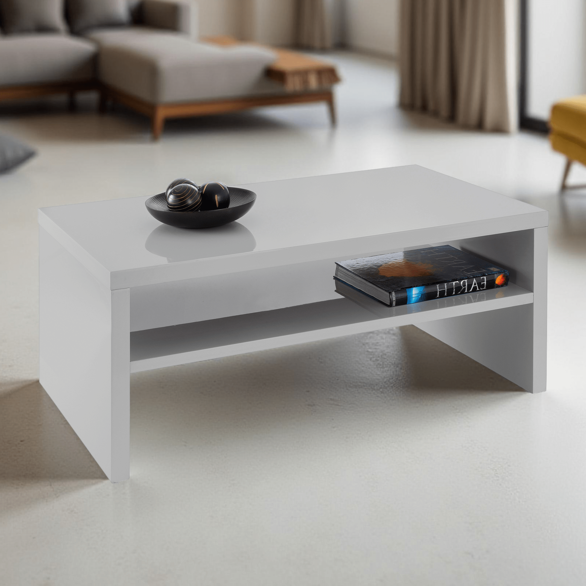 Metro High Gloss Coffee Table Grey