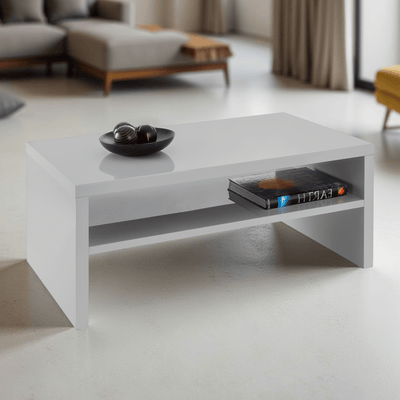 Metro High Gloss Coffee Table Grey