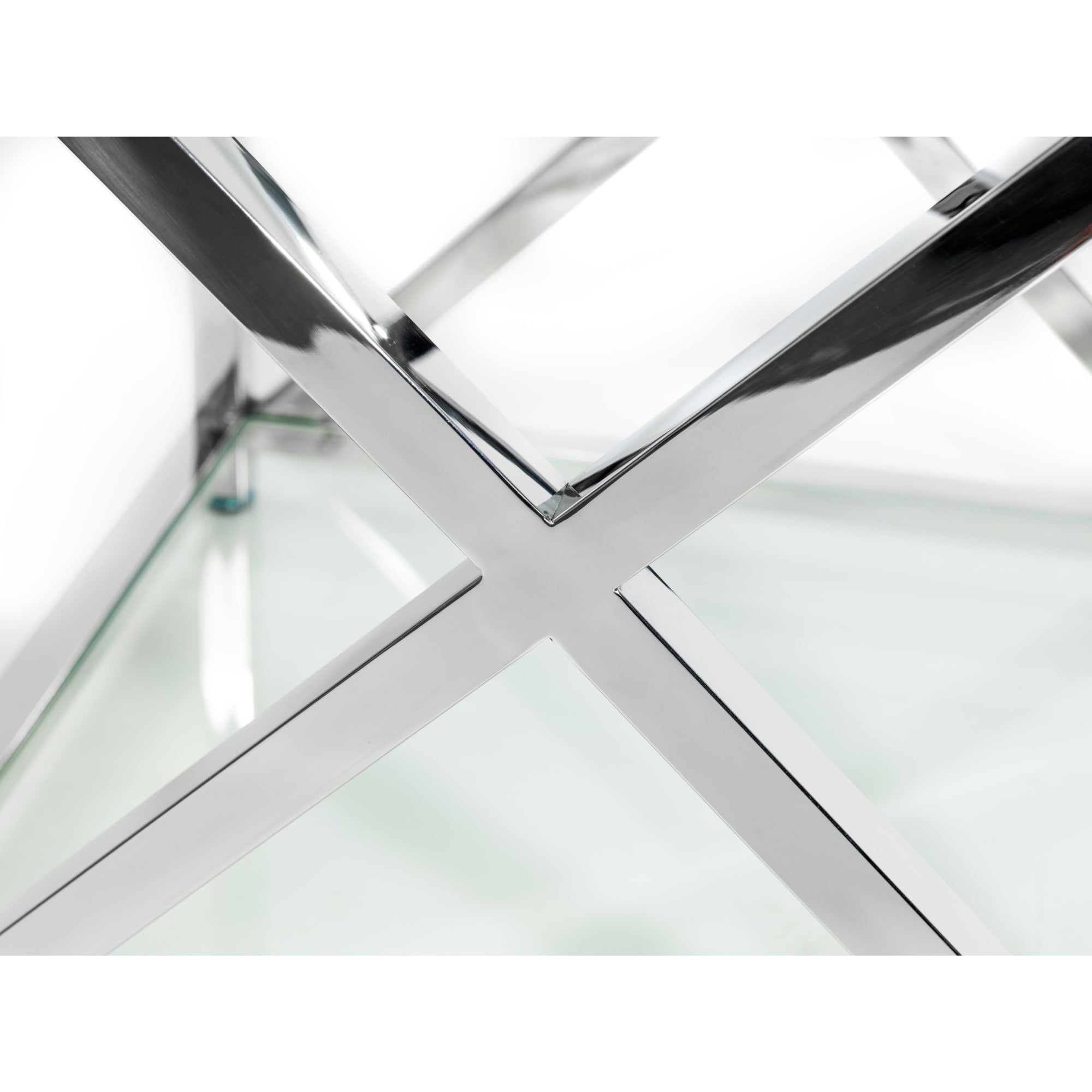 Miami Lamp Table - Silver