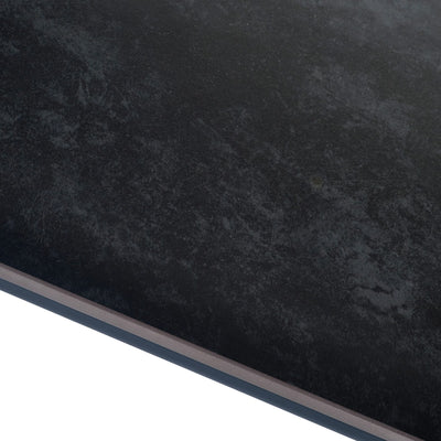 Miami Rectangular Stone Top Dining Table - Slate Grey