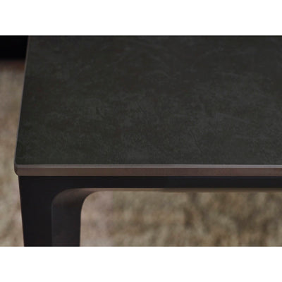 Miami Rectangular Stone Top Dining Table - Slate Grey