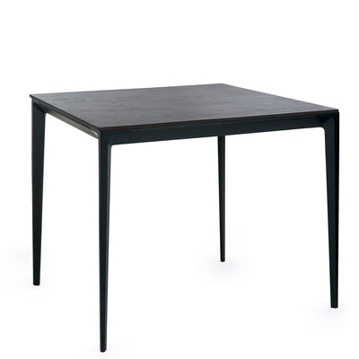 Miami Square Stone Top Dining Table - Slate Grey
