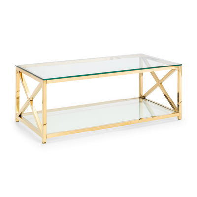 Miami Coffee Table - Gold