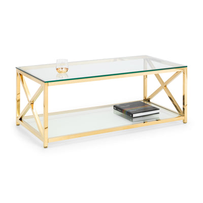 Miami Coffee Table - Gold