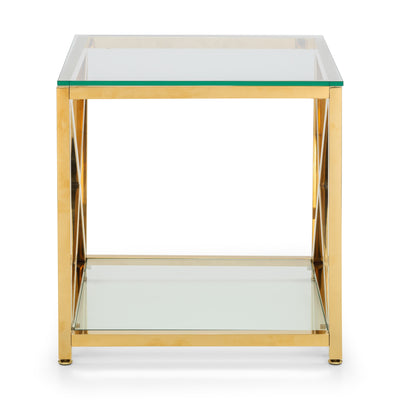Miami Lamp Table - Gold