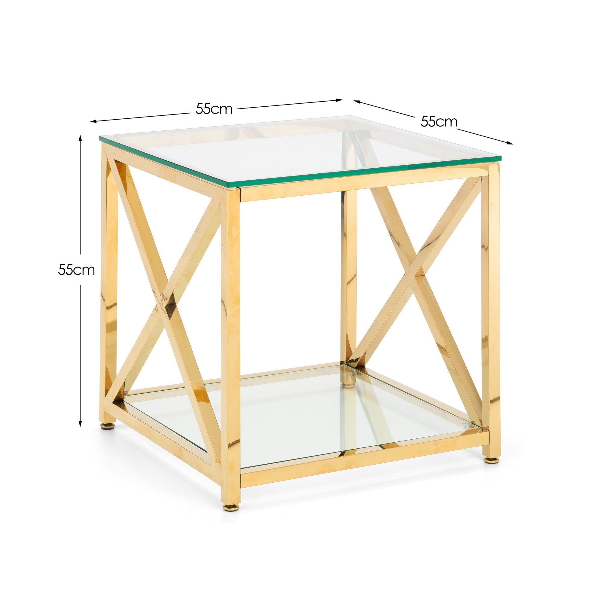 Miami Lamp Table - Gold