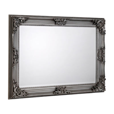 Rococo Pewter Wall Mirror