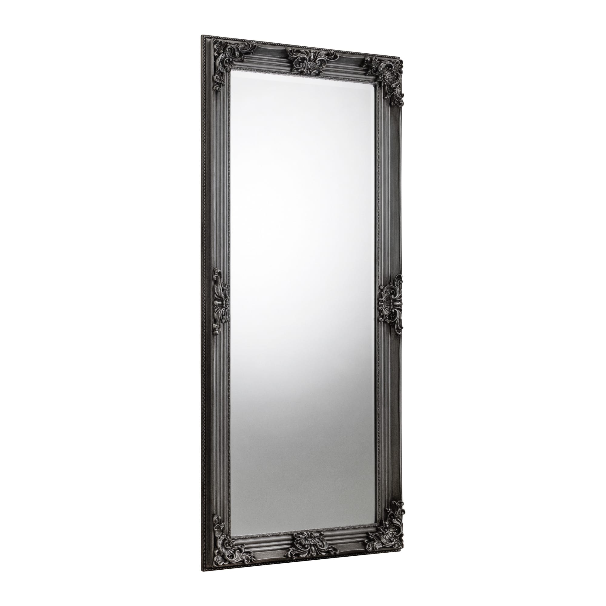 Rococo Pewter Lean-To Dress Mirror