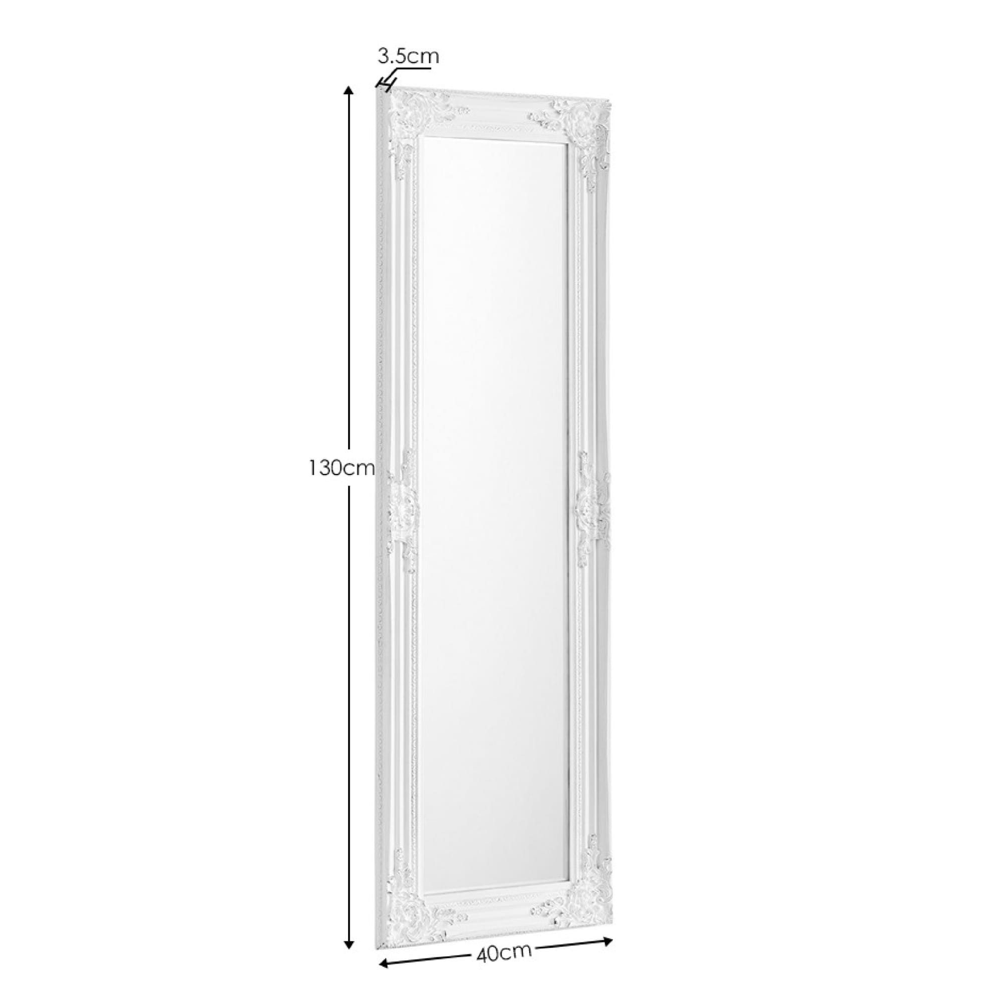 Palais Dress Mirror White