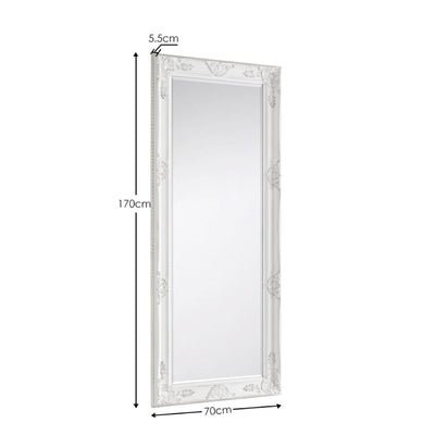Palais Lean-To Dress Mirror White