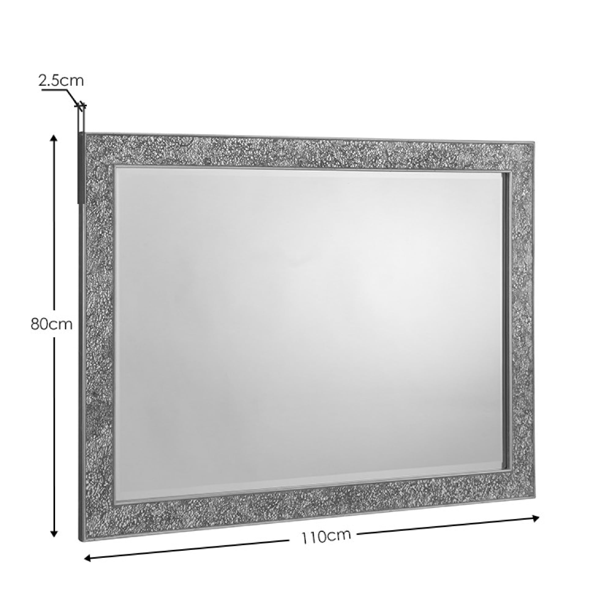 Staccato Fragment Wall Mirror