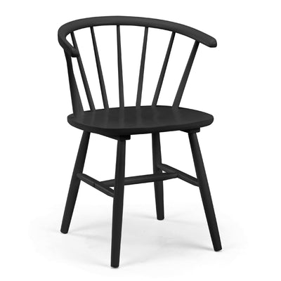 Set Of 2 Modena Dining Chairs - Black
