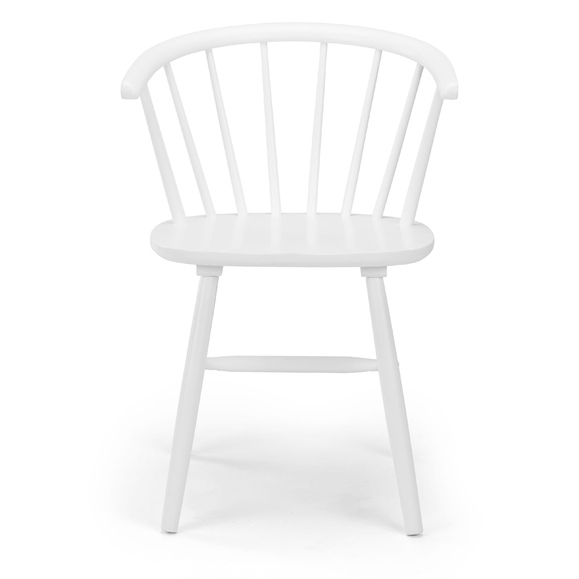 Set Of 2 Modena Dining Chairs - White