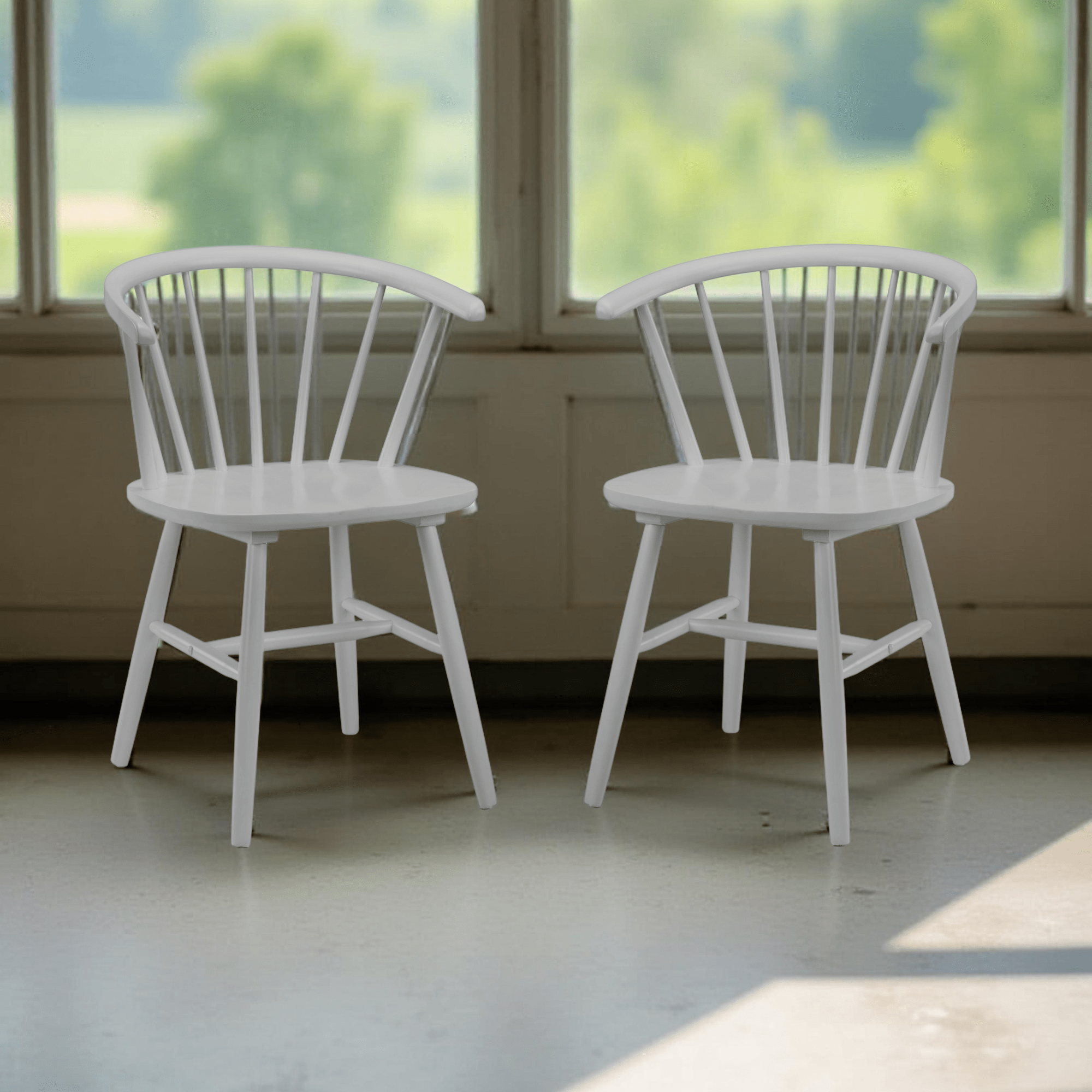Set Of 2 Modena Dining Chairs - Grey