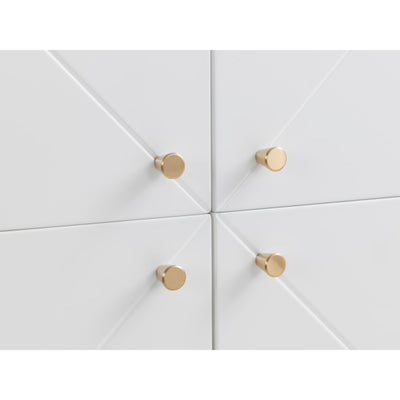 Moritz 4 Door Cabinet - Oak & White