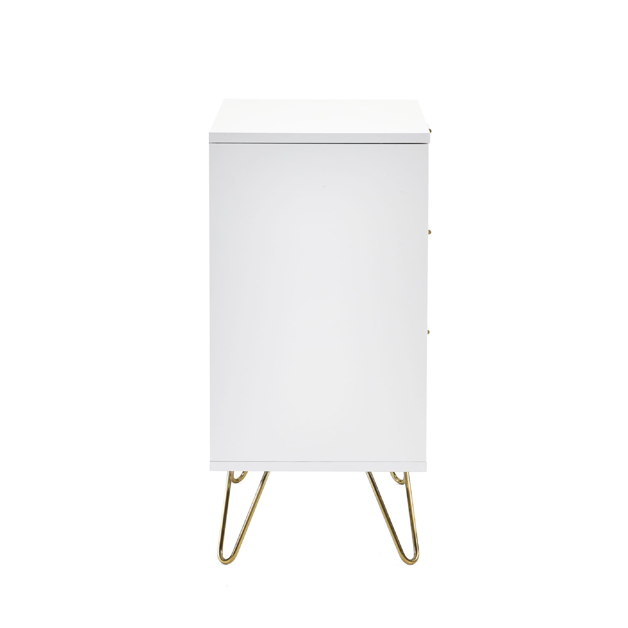 Murano 3 Drawer Chest - Matt White