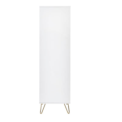 Murano 2 Door 1 Drawer Wardrobe - Matt White