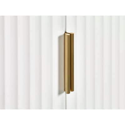 Murano 2 Door 1 Drawer Wardrobe - Matt White