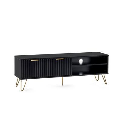 Murano Tv Unit - Matt Black