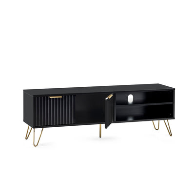 Murano Tv Unit - Matt Black