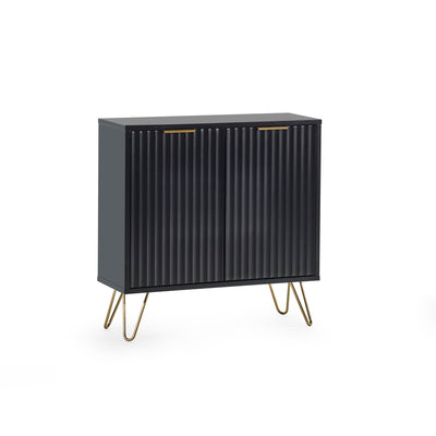 Murano Compact Sideboard - Matt Black