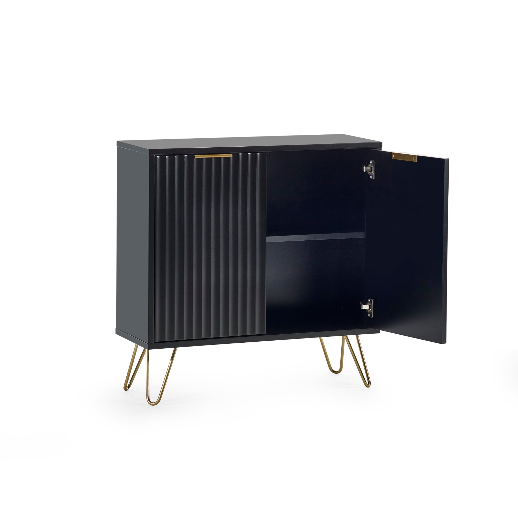 Murano Compact Sideboard - Matt Black