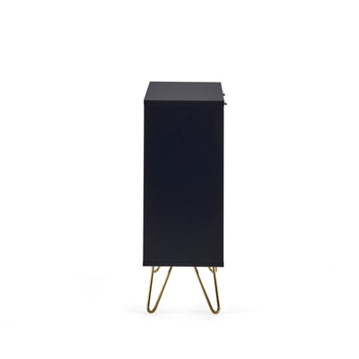 Murano Compact Sideboard - Matt Black
