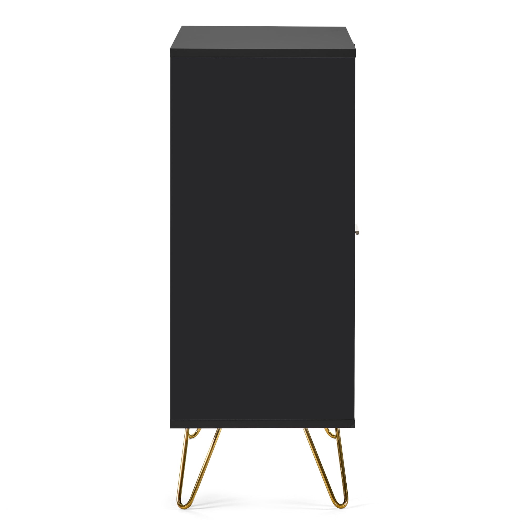Murano 2 Door 2 Drawer Sideboard - Matt Black
