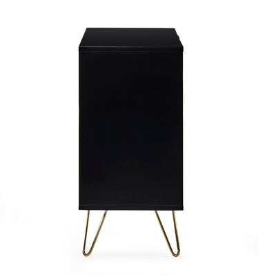 Murano Large Sideboard - Matt Black