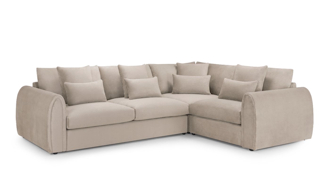 Mirabel Sofa Mocha Right Hand Facing Corner