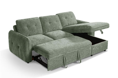 Moscow Sofabed Green Universal Corner