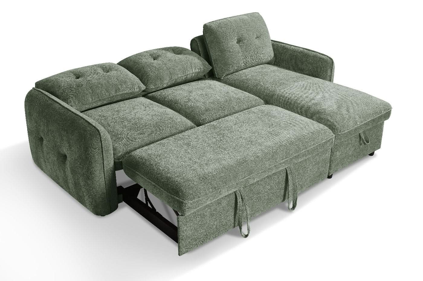 Moscow Sofabed Green Universal Corner