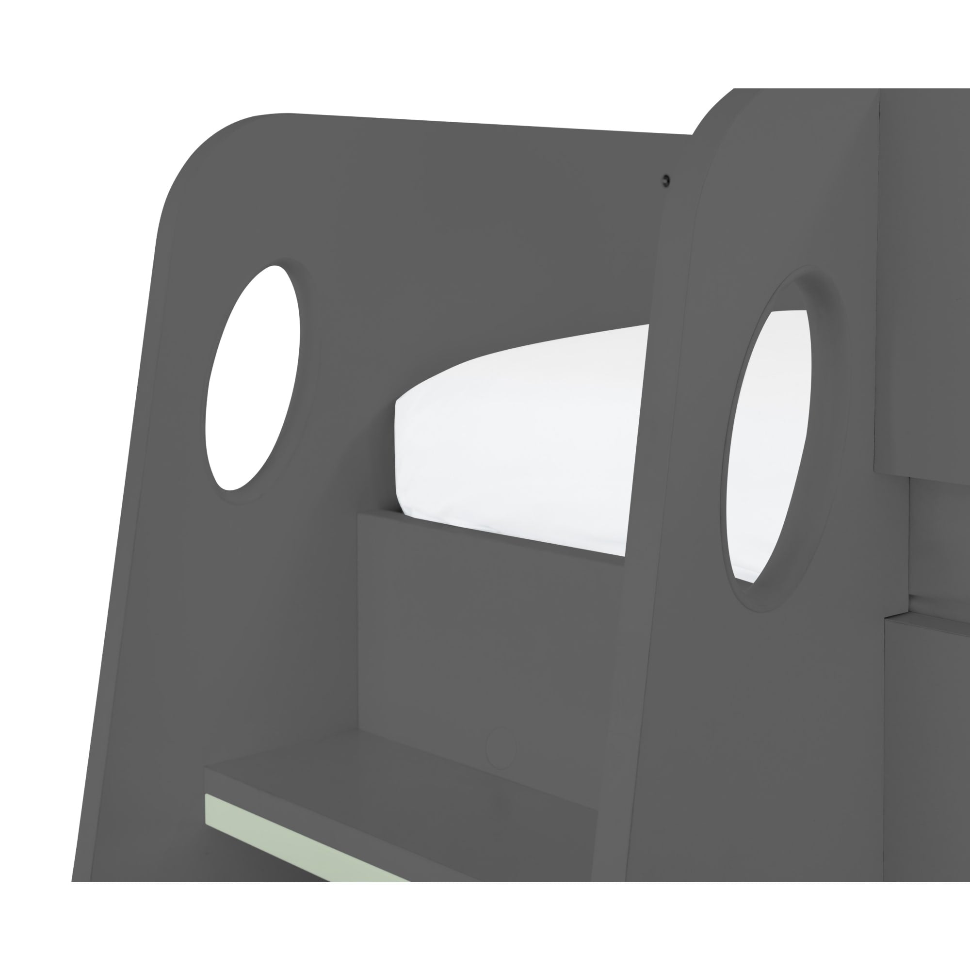 Nebula Gaming Bed With Desk Anthracite