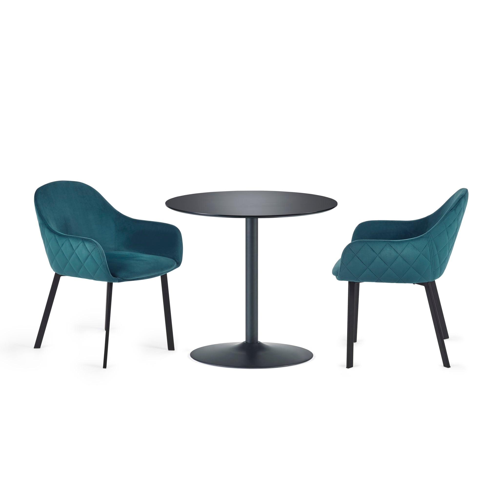 Nero 100cm Round Table