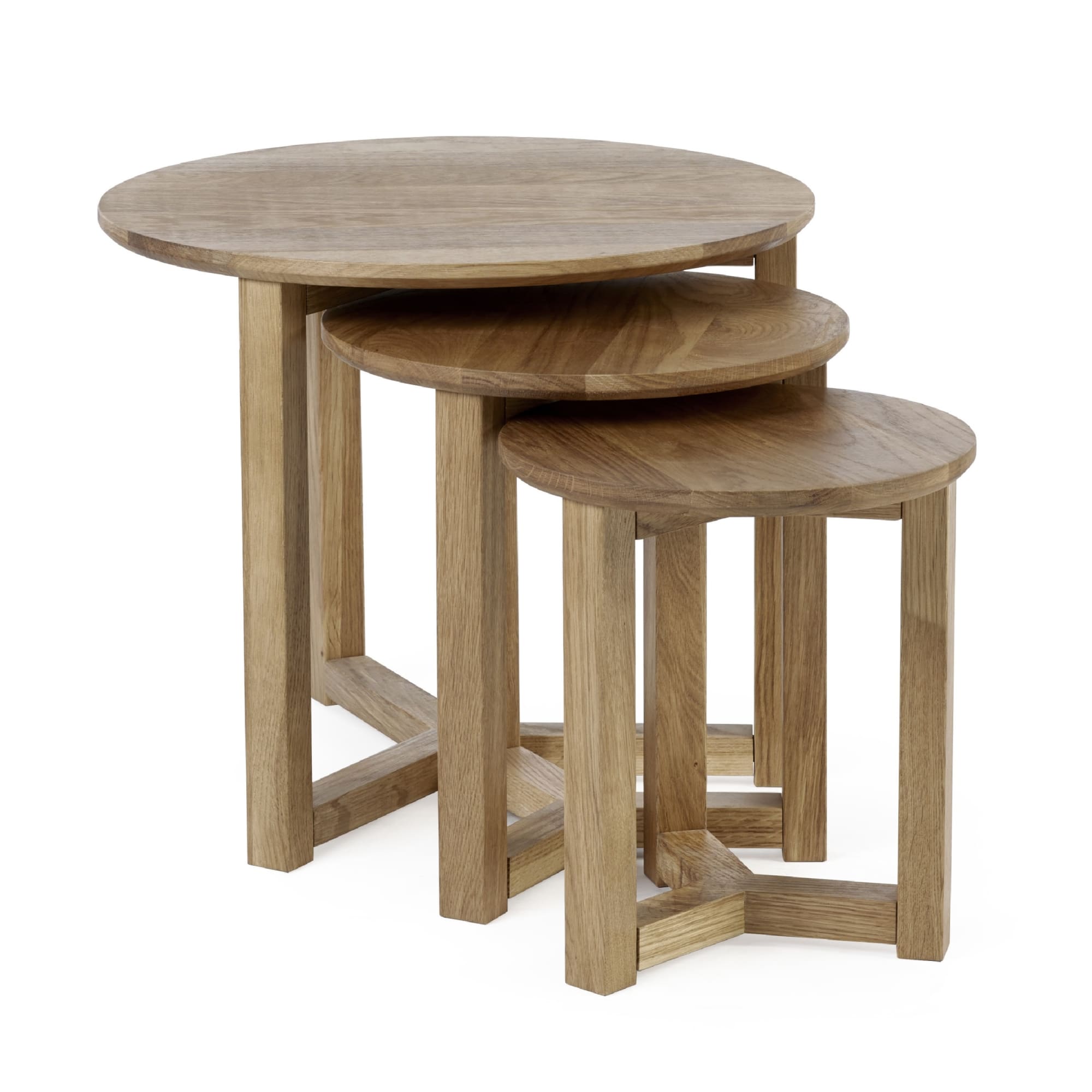 Nidri Nest Of 3 Tables Oak