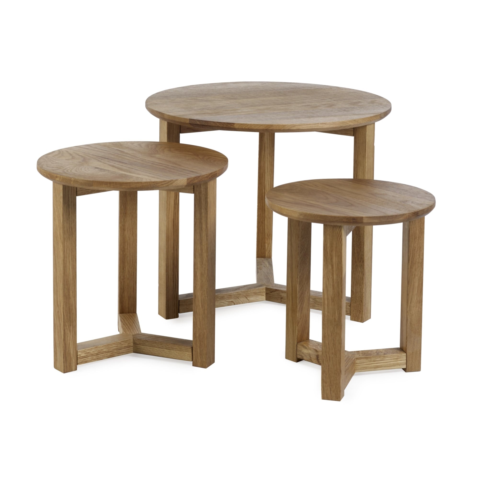 Nidri Nest Of 3 Tables Oak