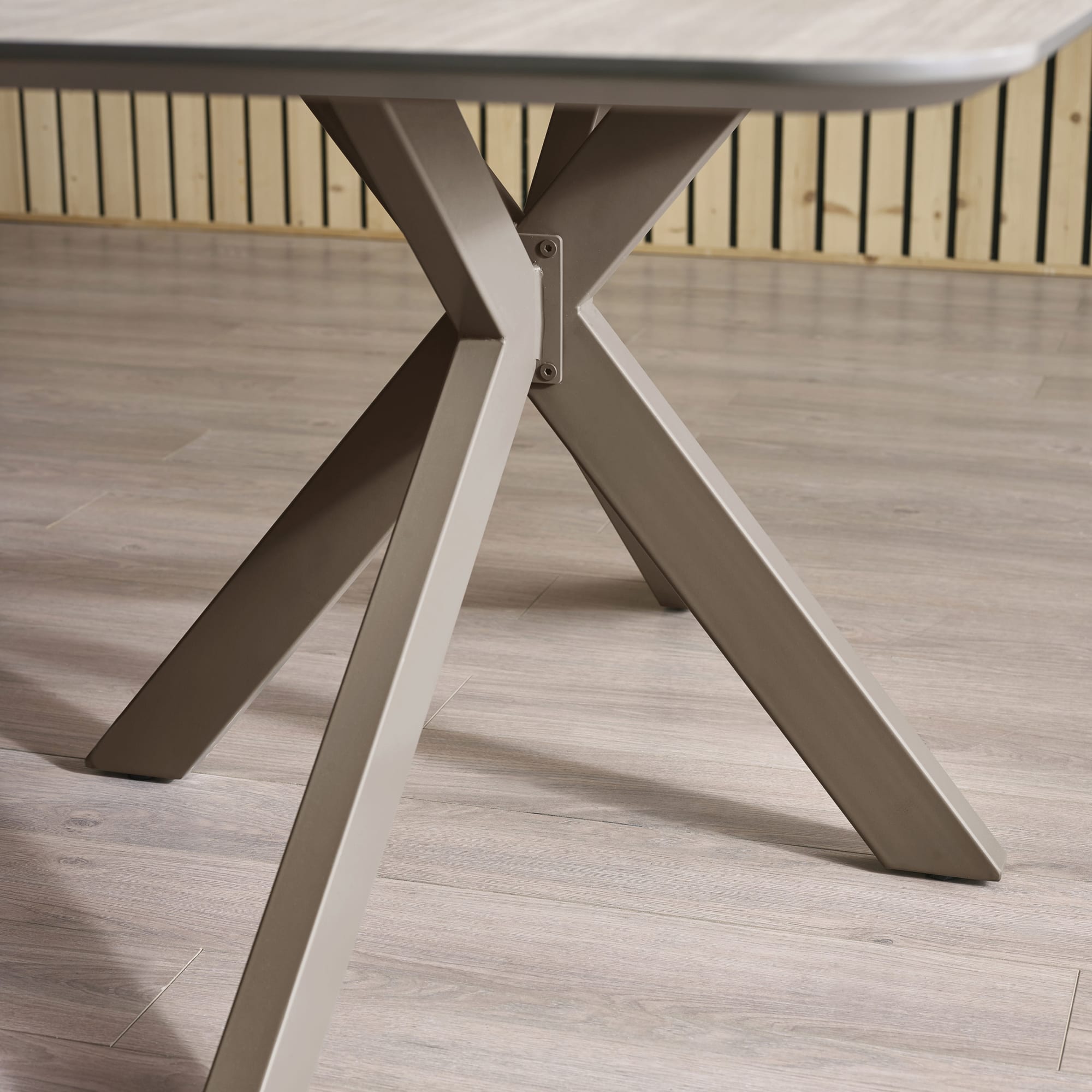 Noah Taupe Rectangular Dining Table