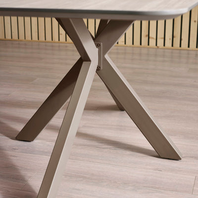 Noah Taupe Rectangular Dining Table