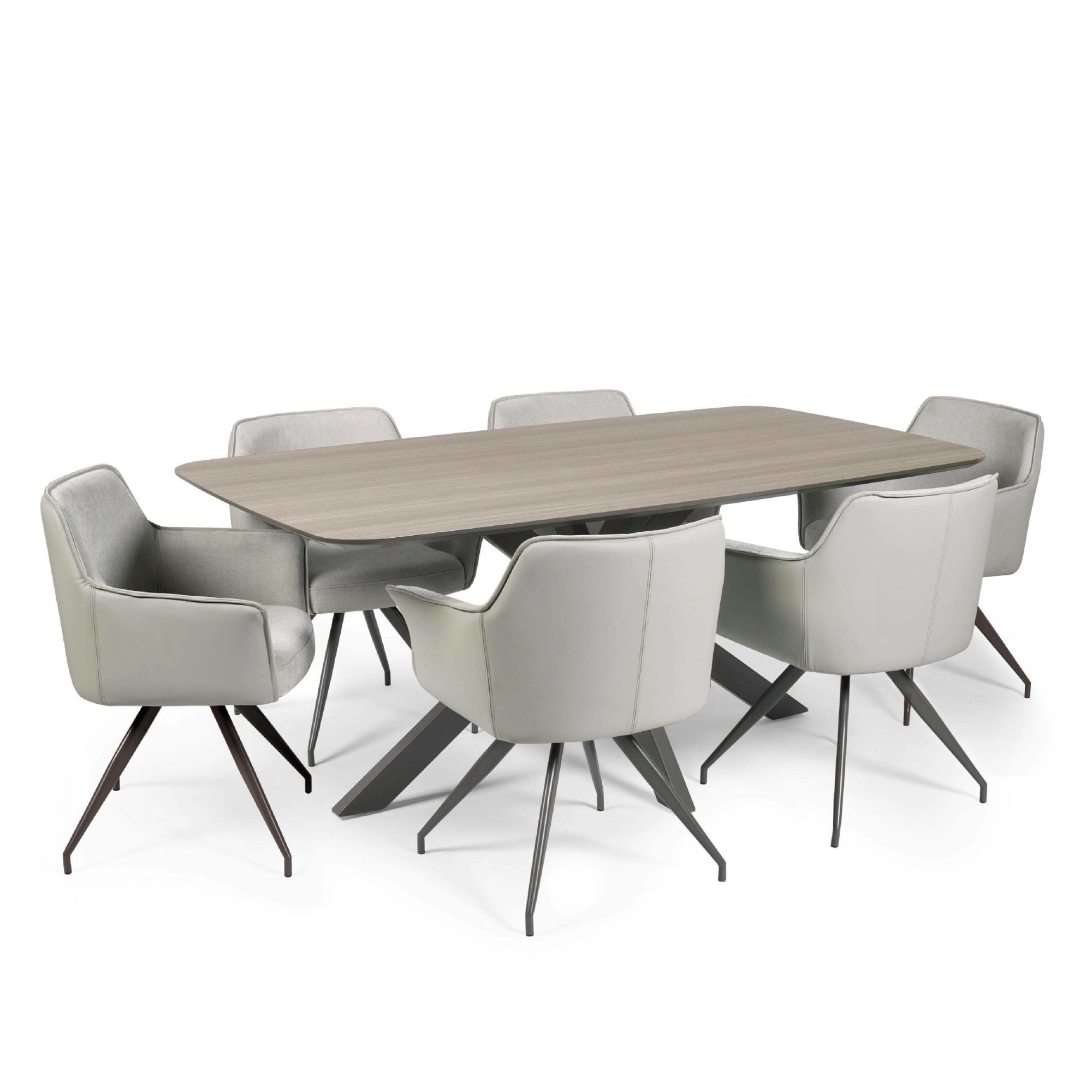 Noah Taupe Rectangular Dining Table