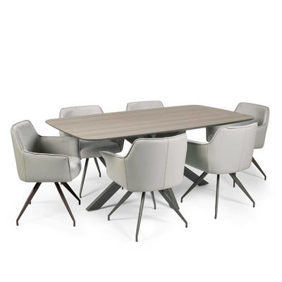 Noah Ivory Fabric Dining Chair