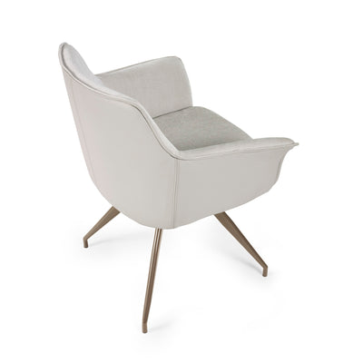 Noah Ivory Fabric Dining Chair