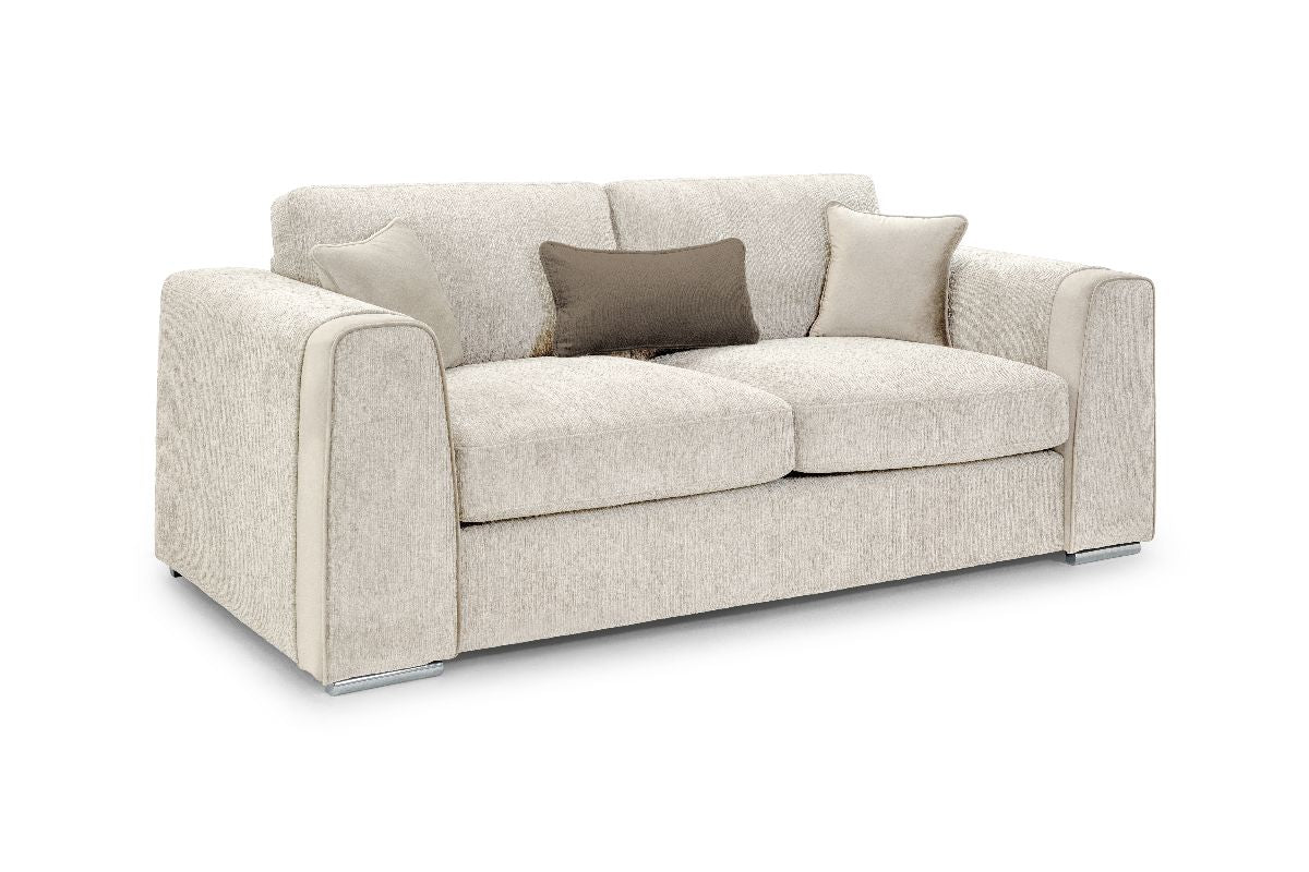 Naples Sofa Beige 3 Seater