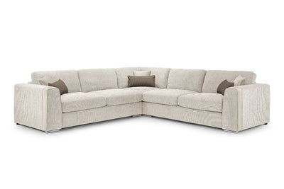 Naples Sofa Beige Large Corner