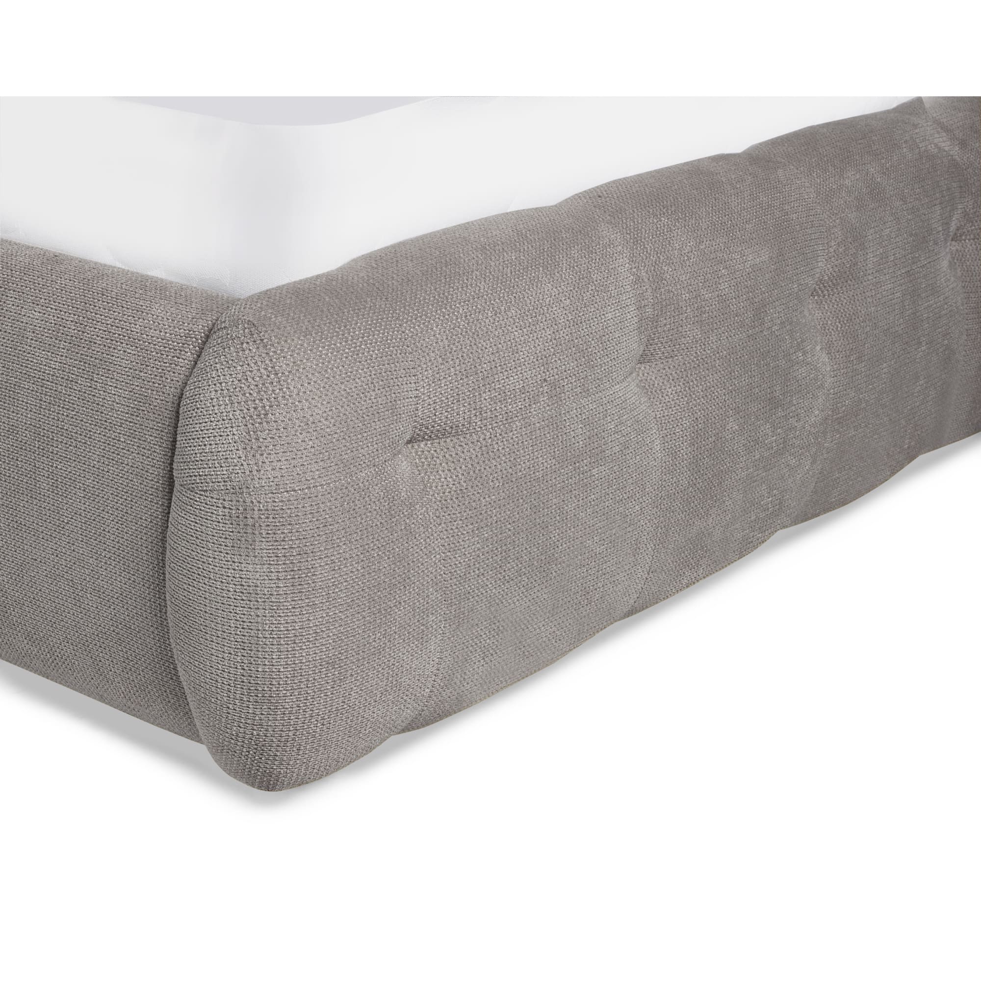 Odette Double Bed 135Cm - Light Taupe