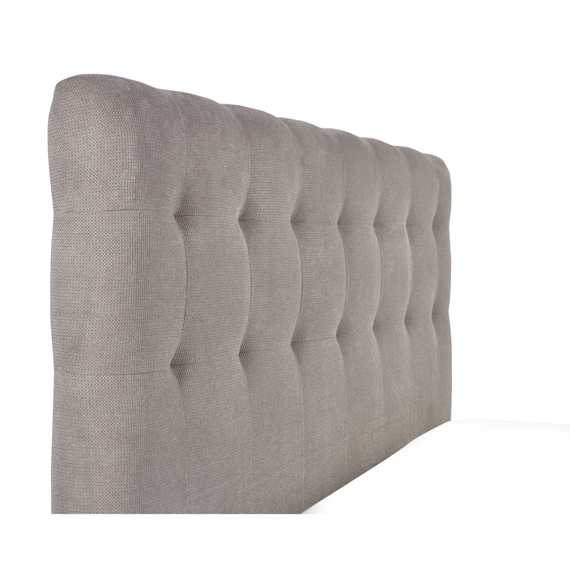 Odette Double Bed 135Cm - Light Taupe
