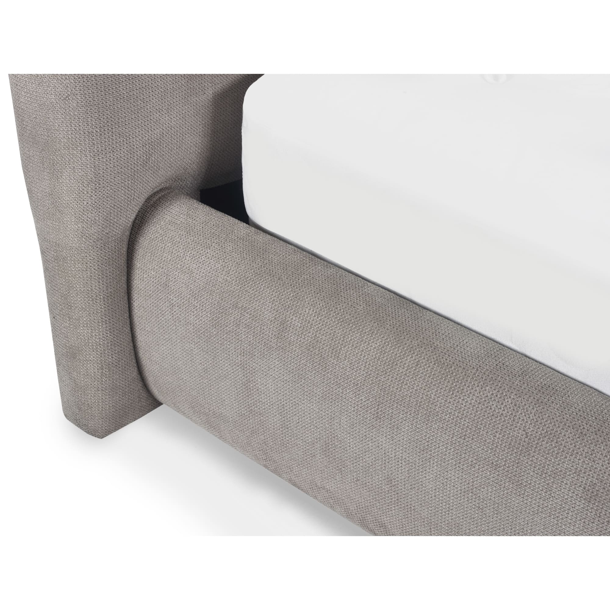 Odette Double Bed 135Cm - Light Taupe