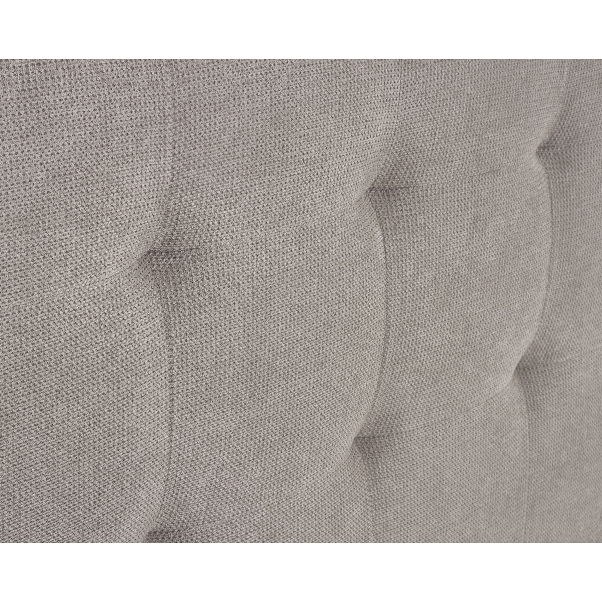 Odette Double Bed 135Cm - Light Taupe